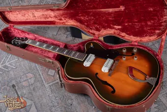 1950s Guild X-175 Sunburst Archtop Guitar In Its Case