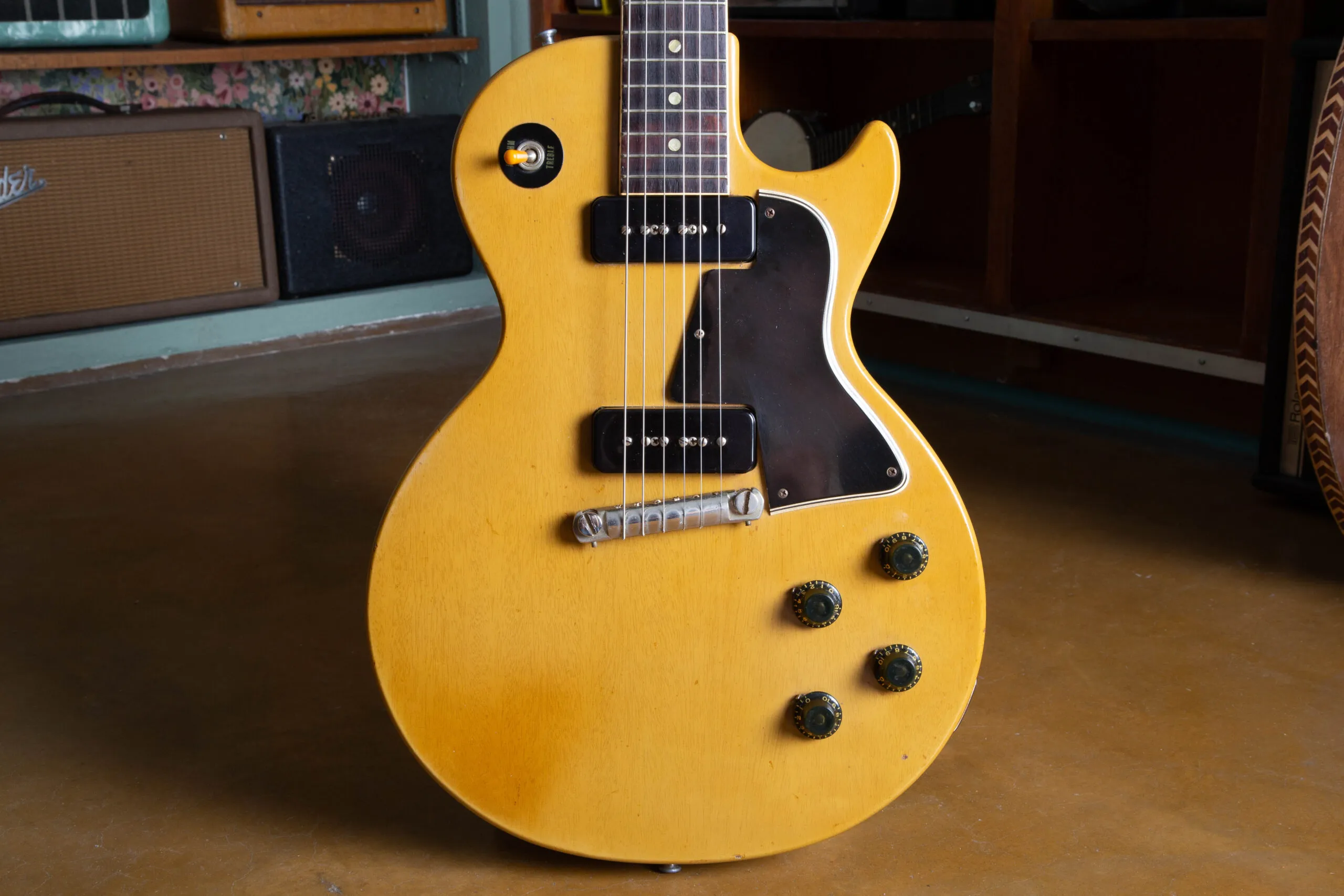 1958 Gibson Les Paul Special in TV Yellow, a fast-appreciating vintage Gibson solid body