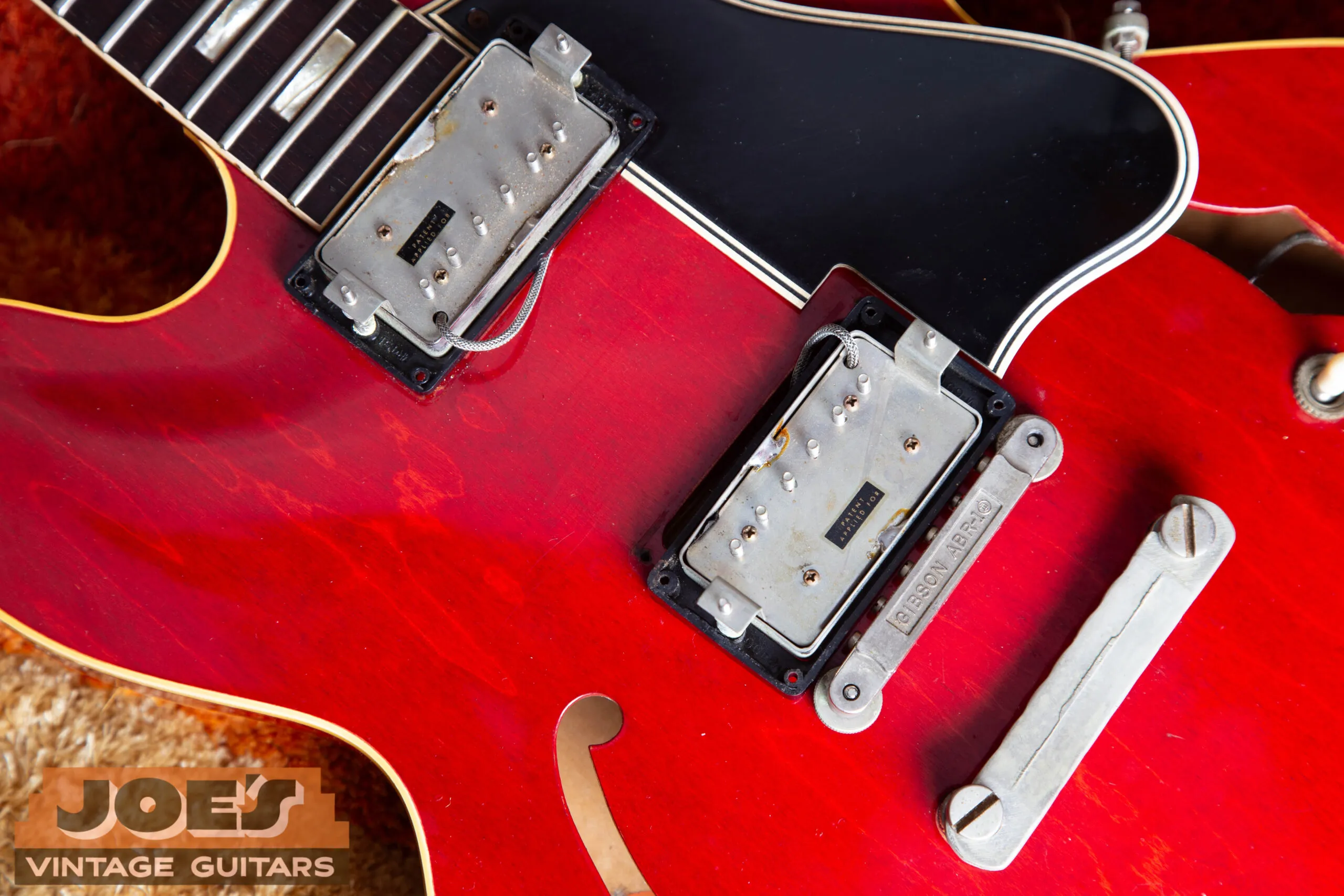 Original PAF pickups in a 1962 Gibson ES-335, patent applied for humbuckers and their effect on vintage Gibson value