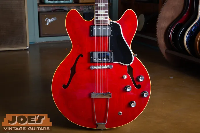 A 1966 Gibson ES-335 that was purchased as part of a large collection.