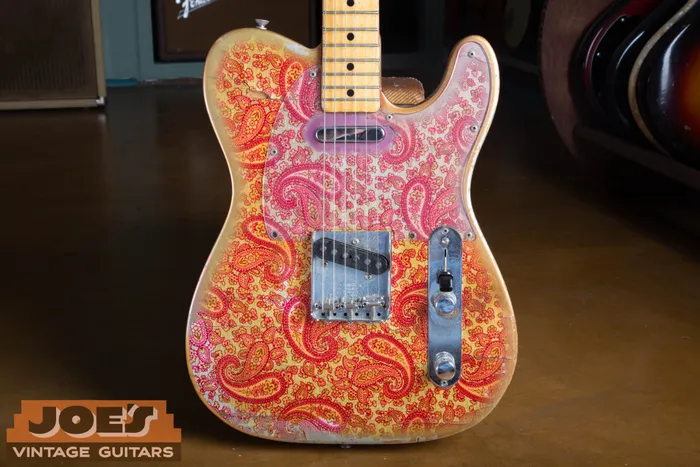 A 1969 Fender Telecaster in rare Paisley finish.