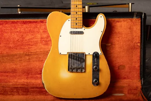 Vintage 1968 blonde Fender Telecaster electric guitar