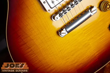 Gibson Les Paul Cherry Sunburst Burst finish revealing flame maple top, exclusive to 1958-1960